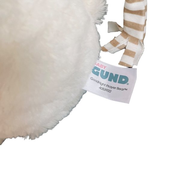 Gund Animated Goodnight Prayer Bear 15" Plush Stuffed Animal With Sound Music - Picture 7 of 11